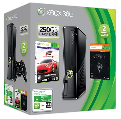 Xbox360_250GB_Console_SkyrimForza4_HVB2012_US_ANL