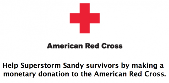 iTunes Red Cross Sandy Superstorm