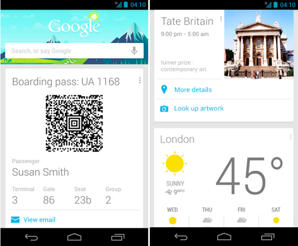 Google Now - Travel Cards Update3