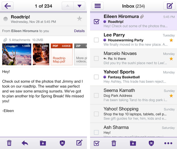 Yahoo Mail iOS