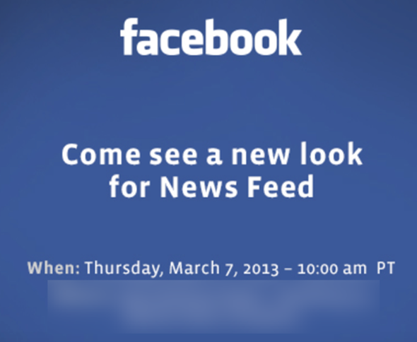 Facebook News Feed Event