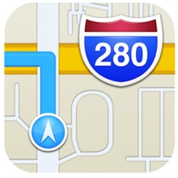 iOS 6 Maps logo