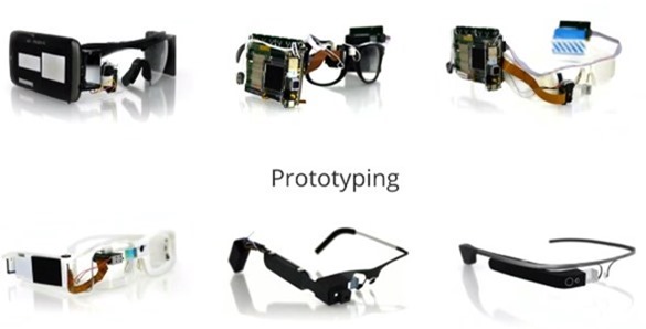 Google Glass prototypes