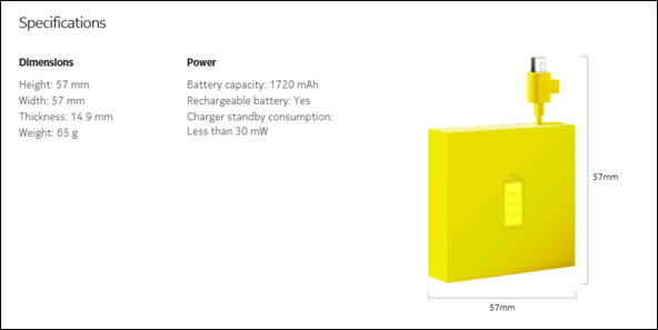 Nokia&#39;s New DC-18 Portable Battery Pack Looks Like A Beautiful Windows  Phone 8 Live Tile - Sysberto