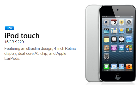 new iPod touch