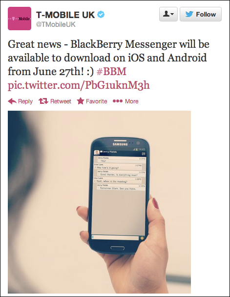 BBM iOS Android release date