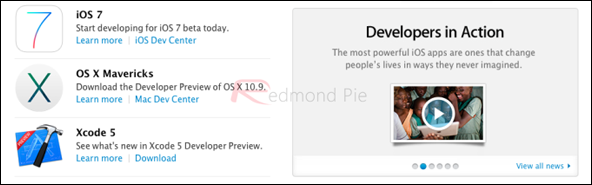 OS X Mavericks site