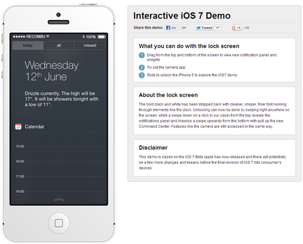 iOS7beta test drive
