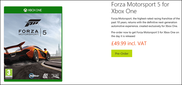 Forza Xbox One