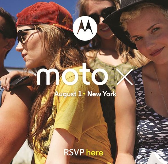 Moto X event invite