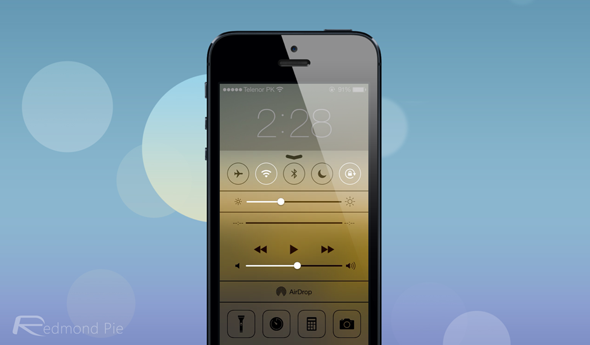 iPhone 5 lock screen wall