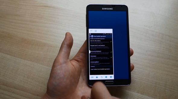 Galaxy Note 3 screen