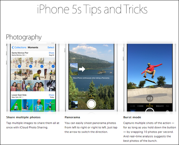 iPhone 5s tips and tricks