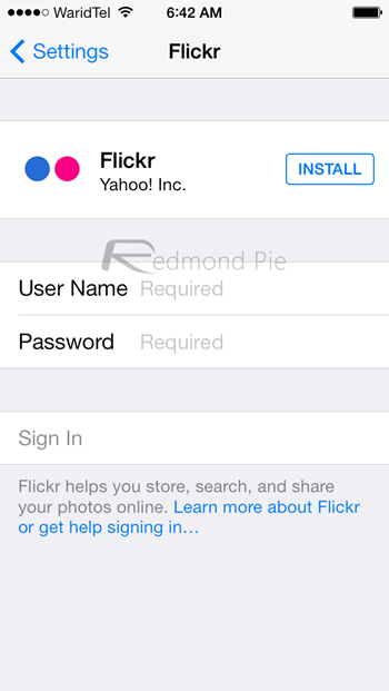 New Flickr logo