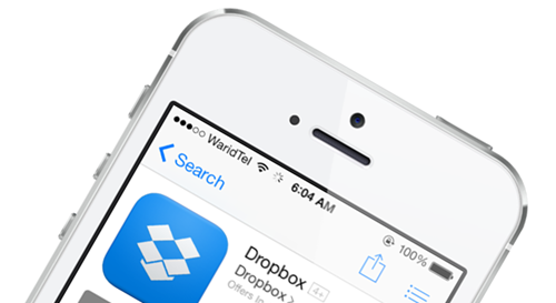 First Look: Dropbox For iOS 7 [Photo] | Redmond Pie