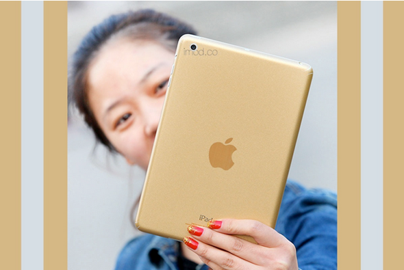 iPad gold skin 2