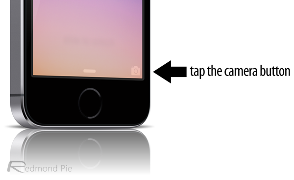Camera button iOS 7