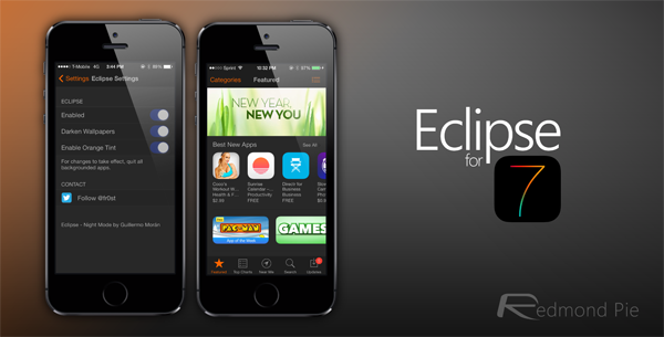 Eclipse iOS 7 header