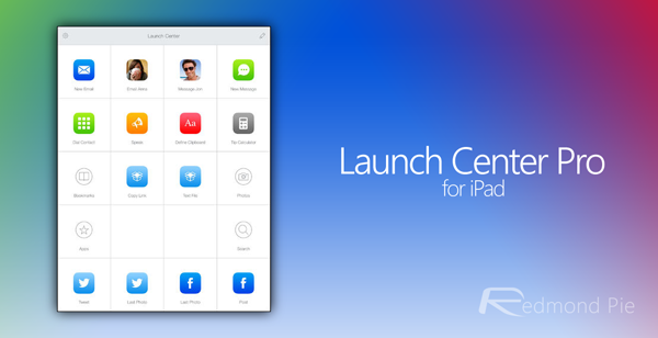 Launch Center Pro iPad
