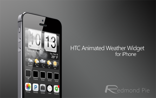 HTC Widget for iPhone header