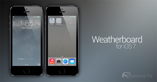 Animated Weather Wallpaper On iOS 7