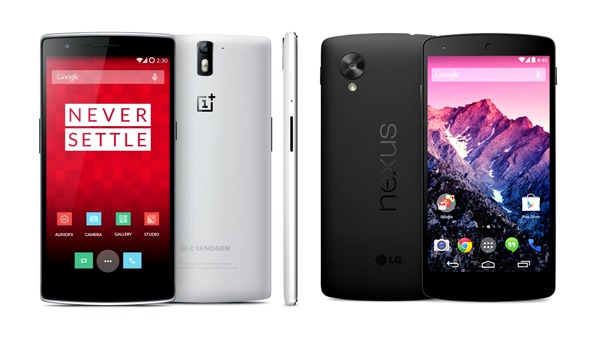 OnePlus One vs Nexus 5