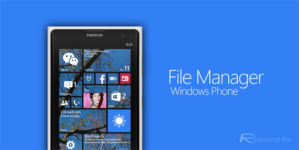File Manager windows phone