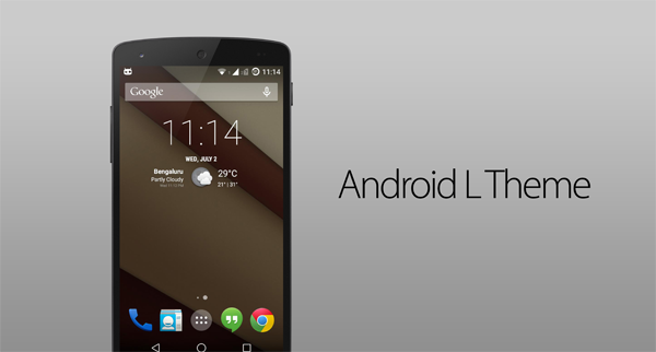 Android L theme main