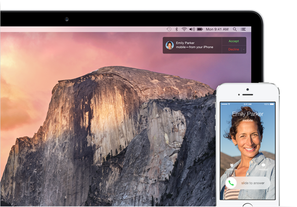 OS X Yosemite iOS