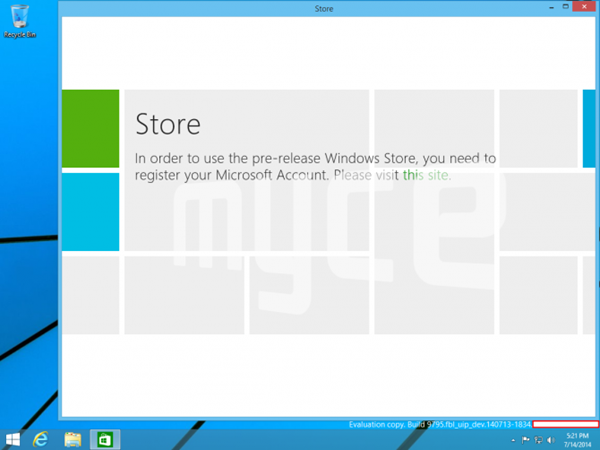 Windows 9 store