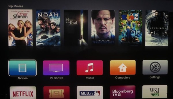 New Apple TV UI