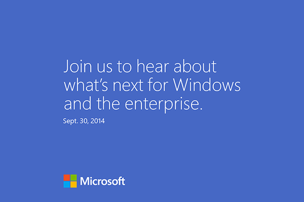 Windows 9 invite
