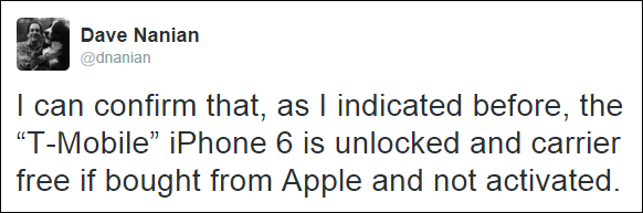 unlocked iPhone