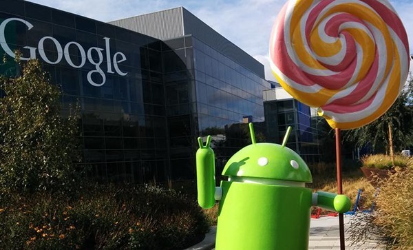 Android Lollipop statue