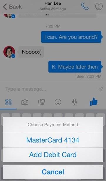 Facebook Messenger Payments (1)