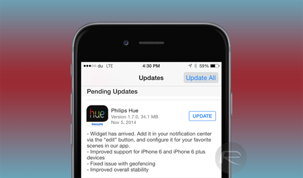 Philips Hue update