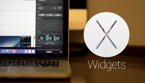 OS X widgets main