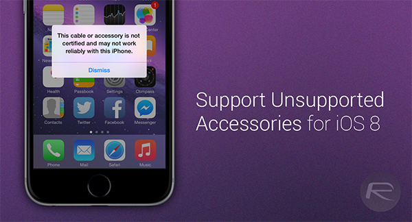 support unsupported accessories main