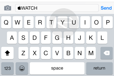 Apple logo keyboard messages
