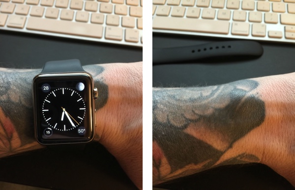 Apple Watch tattoo