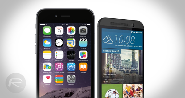 iPhone 6 Plus vs HTC One M9 main