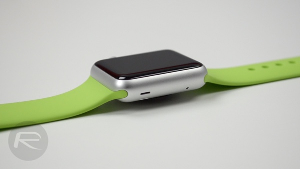 Apple Watch Sport Green Microphone