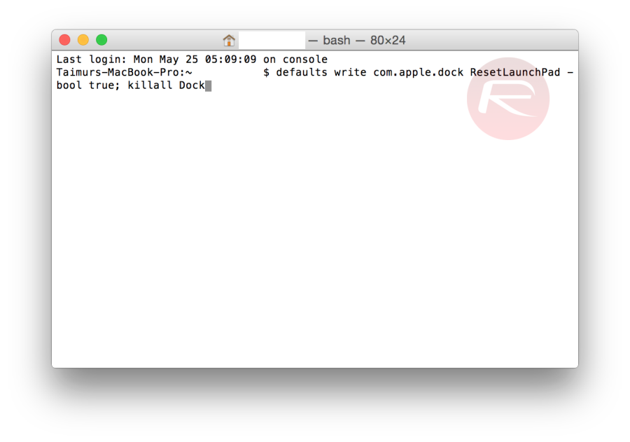 How To Reset Mac OS X Launchpad Layout To Default Settings | Redmond Pie