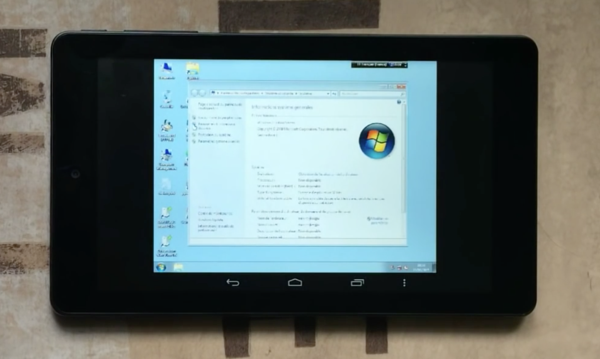 how to download windows 7 on android tablet