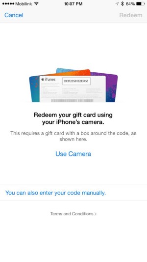App Store Redeem