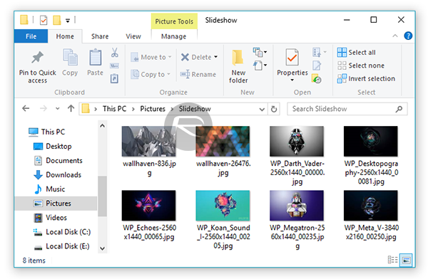 Enable Windows 10 Desktop Wallpaper Slideshow, Here's How | Redmond Pie