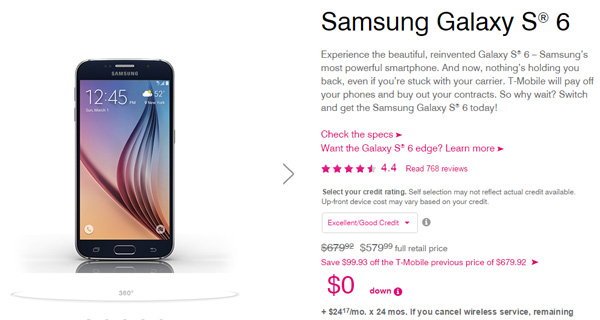 T-Mobile-Samsung-Galaxy-S6-Price-Cut