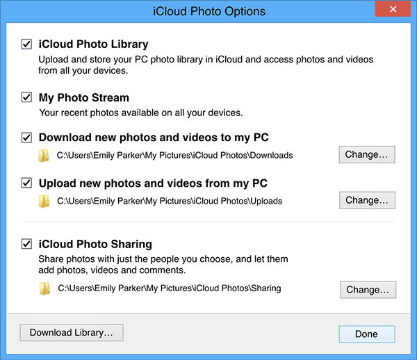 iCloud-photo-options