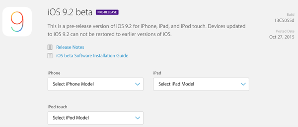 iOS 9.2 Beta 1