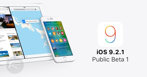 iOS 9.2.1 public beta 1